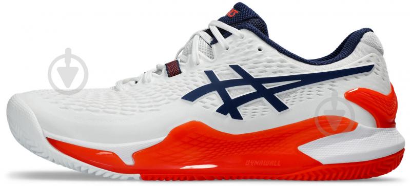 Кросівки чоловічі Asics GEL-RESOLUTION 9 CLAY 1041A375_102 р.46 білі - фото 3