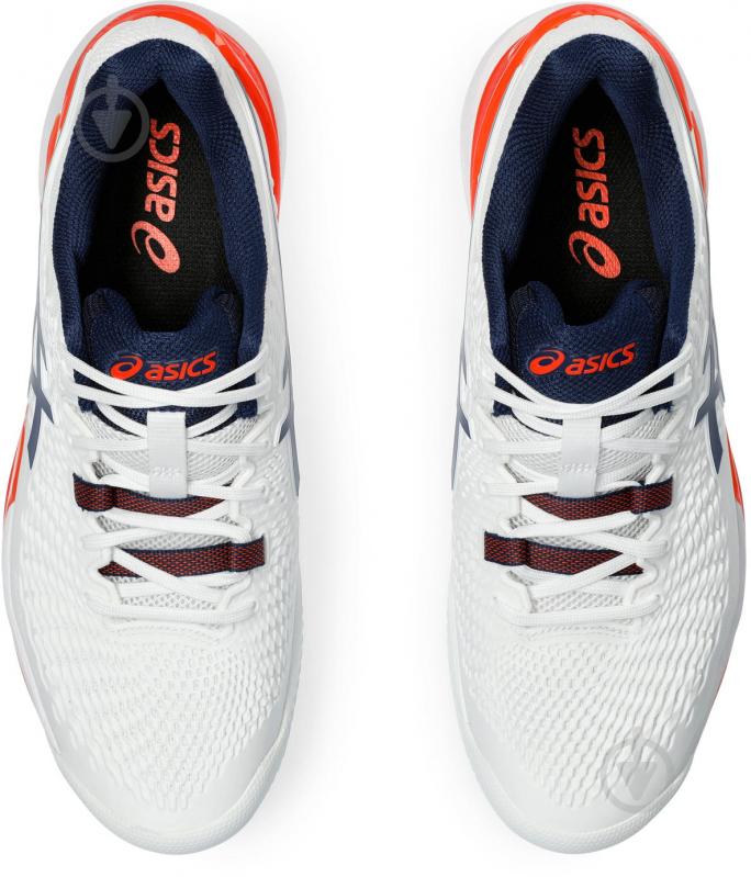 Кросівки чоловічі Asics GEL-RESOLUTION 9 CLAY 1041A375_102 р.46 білі - фото 7