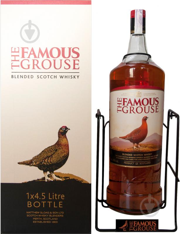 Віскі The Famous Grouse 40% (5010314450007) 4,5 л - фото 1