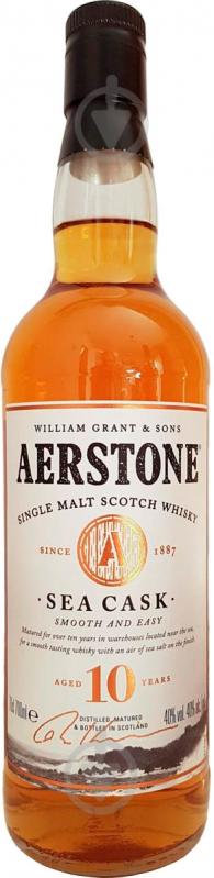 Віскі Aerstone Sea Cask 10 років витримки 40% (5010327415277) 0,7 л - фото 2