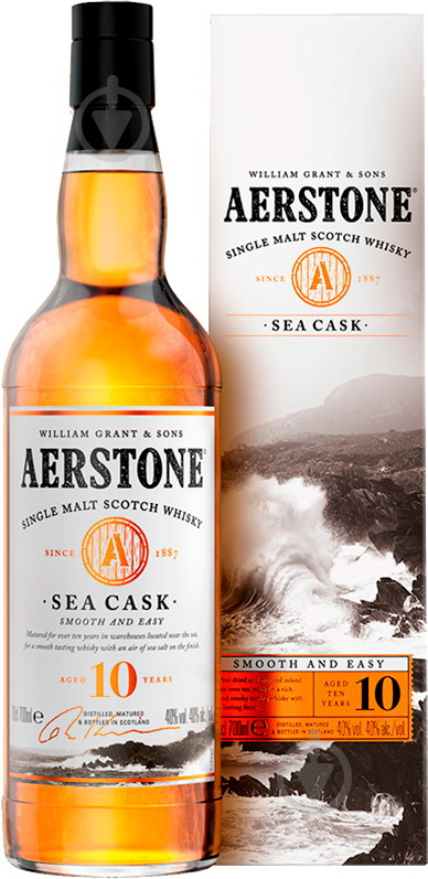 Виски Aerstone Sea Cask 10 лет выдержки 40% (5010327415277) 0,7 л - фото 1