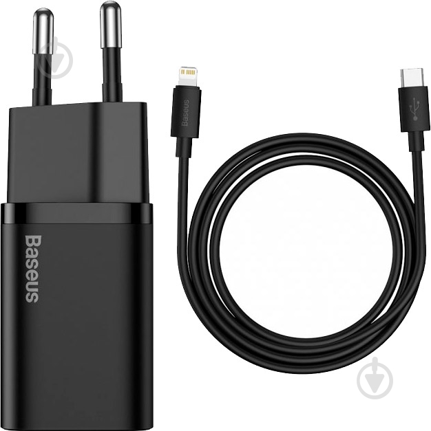Сетевое зарядное устройство BASEUS Super Si USB-C 20W (TZCCSUP-B01) Black - фото 5 Сетевое зарядное устройство BASEUS Super Si USB-C 20W (TZCCSUP-B01) Black - фото 5