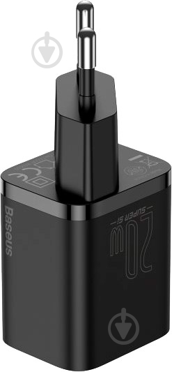 Сетевое зарядное устройство BASEUS Super Si USB-C 20W (TZCCSUP-B01) Black - фото 3 Сетевое зарядное устройство BASEUS Super Si USB-C 20W (TZCCSUP-B01) Black - фото 3