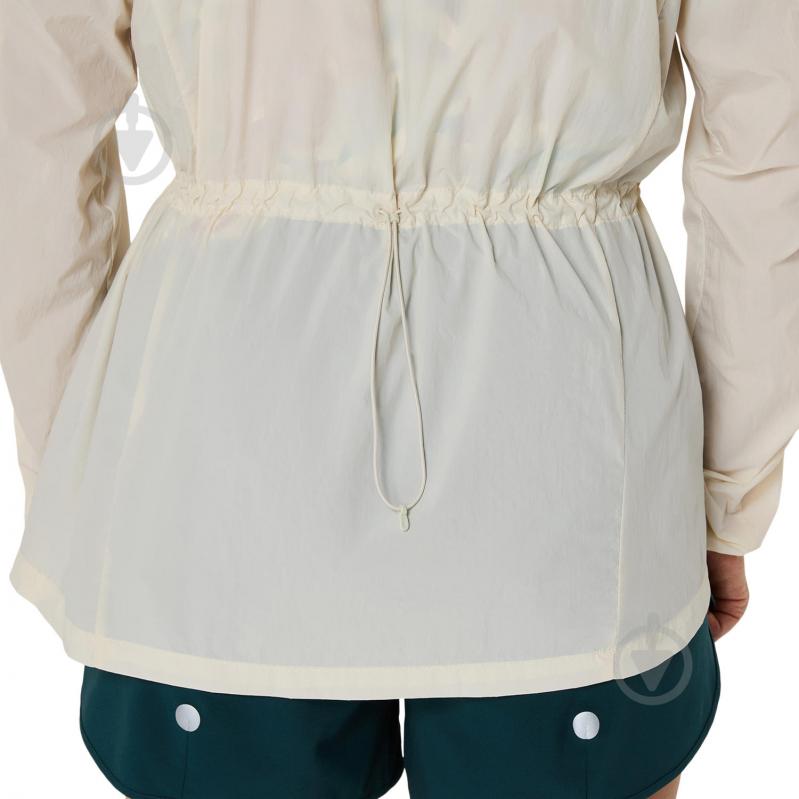 Куртка жіноча Asics ROAD PACKABLE JACKET 2012D076-200 р.M молочна - фото 6 Куртка жіноча Asics ROAD PACKABLE JACKET 2012D076-200 р.M молочна - фото 6