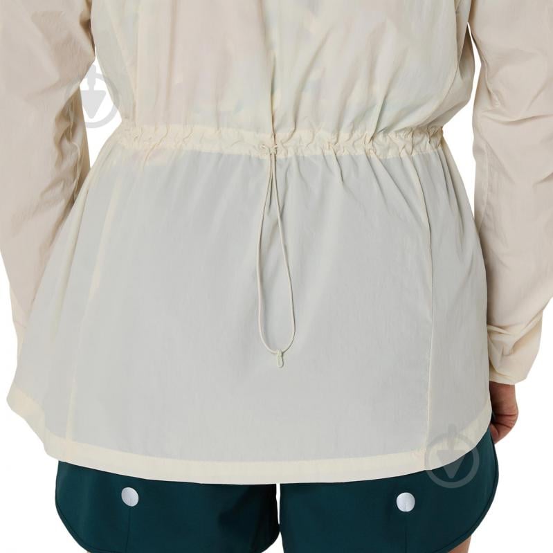 Куртка жіноча Asics ROAD PACKABLE JACKET 2012D076-200 р.S молочна - фото 6 Куртка жіноча Asics ROAD PACKABLE JACKET 2012D076-200 р.S молочна - фото 6