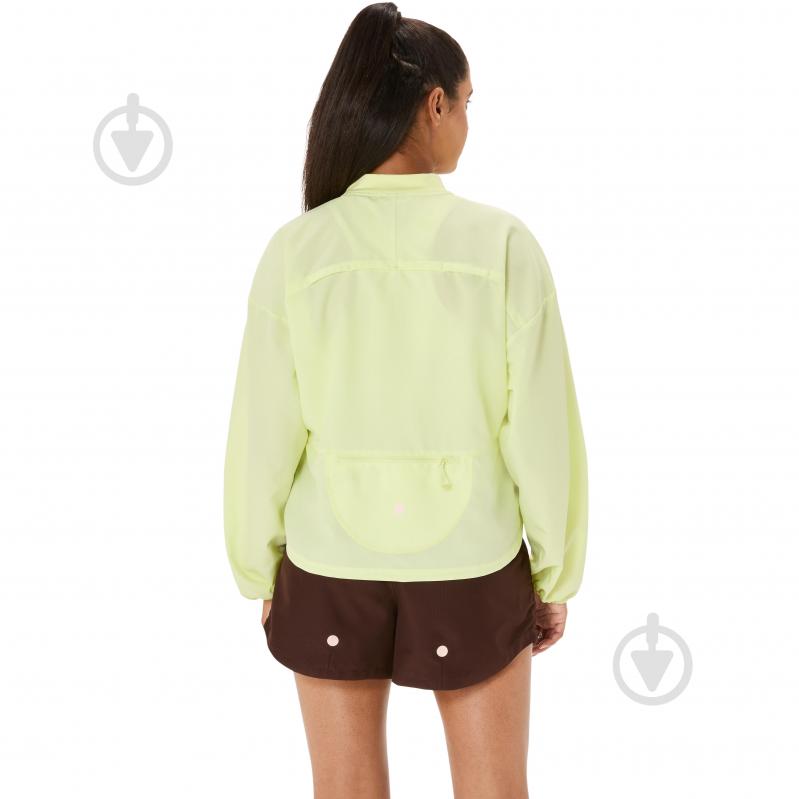 Куртка жіноча Asics NAGINO RUN ADJUSTABLE JACKET 2012D138-750 р.S жовто-зелена - фото 3 Куртка жіноча Asics NAGINO RUN ADJUSTABLE JACKET 2012D138-750 р.S жовто-зелена - фото 3