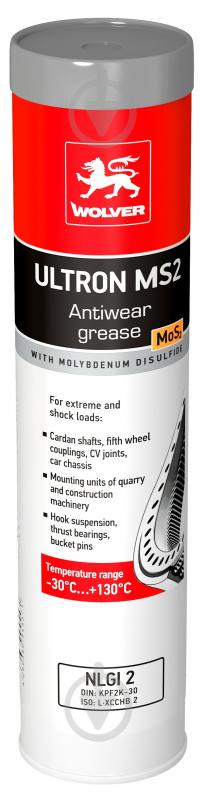 Смазка с MOS2 Wolver Litoplex MS 2 400 мл - фото 1