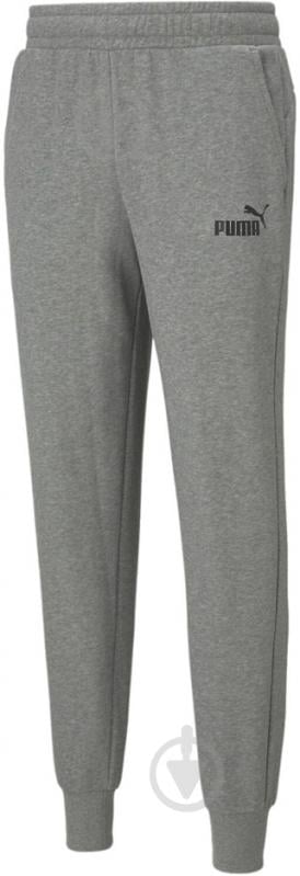 Брюки Puma ESS Logo Pants TR 586716 серый - фото 1