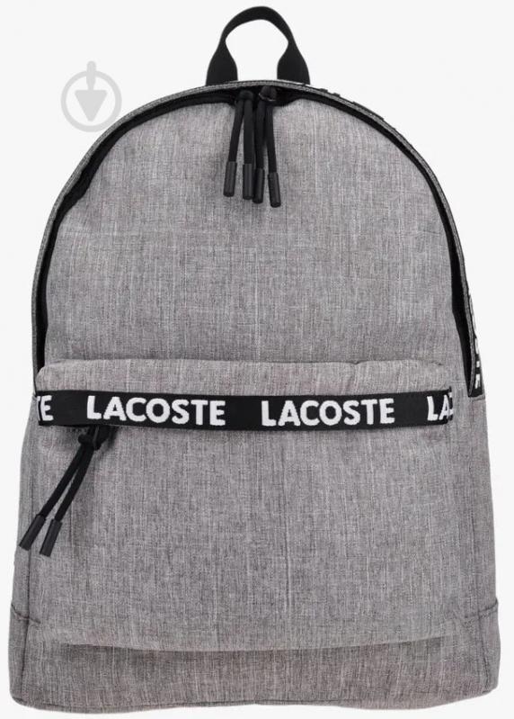 Рюкзак Lacoste NH4607NZ-N36 серый - фото 1