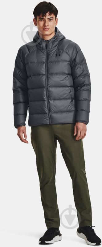 Пуховик чоловічий зимовий Under Armour UA STRM ARMOUR DOWN 2.0 JKT 1372651-012 р.L сірий - фото 3