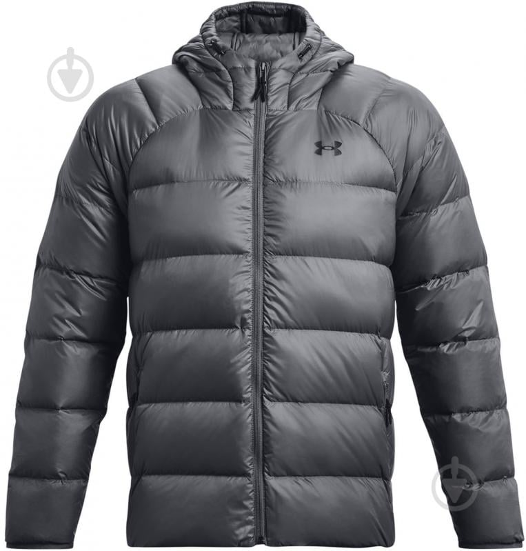 Пуховик чоловічий зимовий Under Armour UA STRM ARMOUR DOWN 2.0 JKT 1372651-012 р.L сірий - фото 4