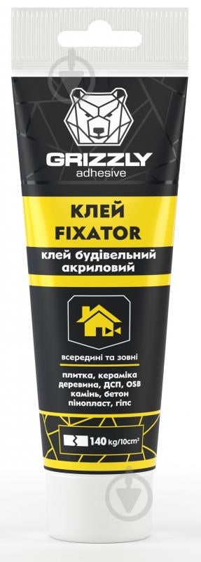 Клей акриловый Grizzly FIXATOR строительный 200 г - фото 1