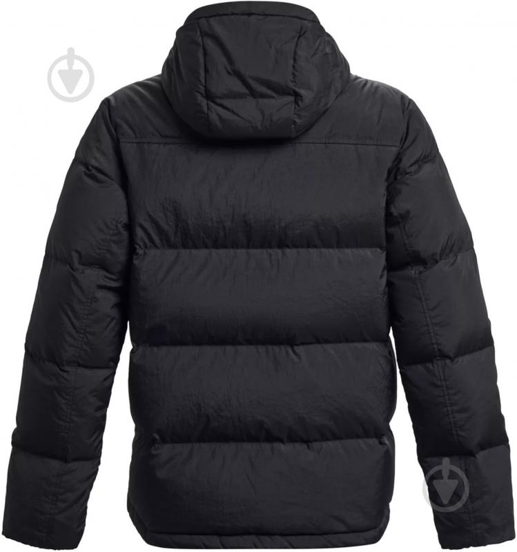 Пуховик чоловічий Under Armour UA CGI DOWN CRINKLE JKT 1378830-001 р.S-M чорний - фото 3