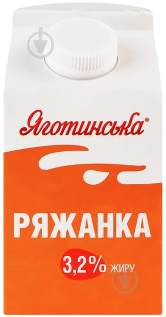 Ряженка Яготинське 3.2% п/п 450 г - фото 1