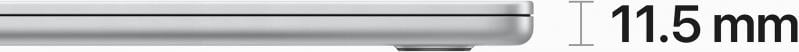 Ноутбук Apple MacBook Air M2 2023 512GB 15,3" (MQKT3UA/A) silver - фото 3