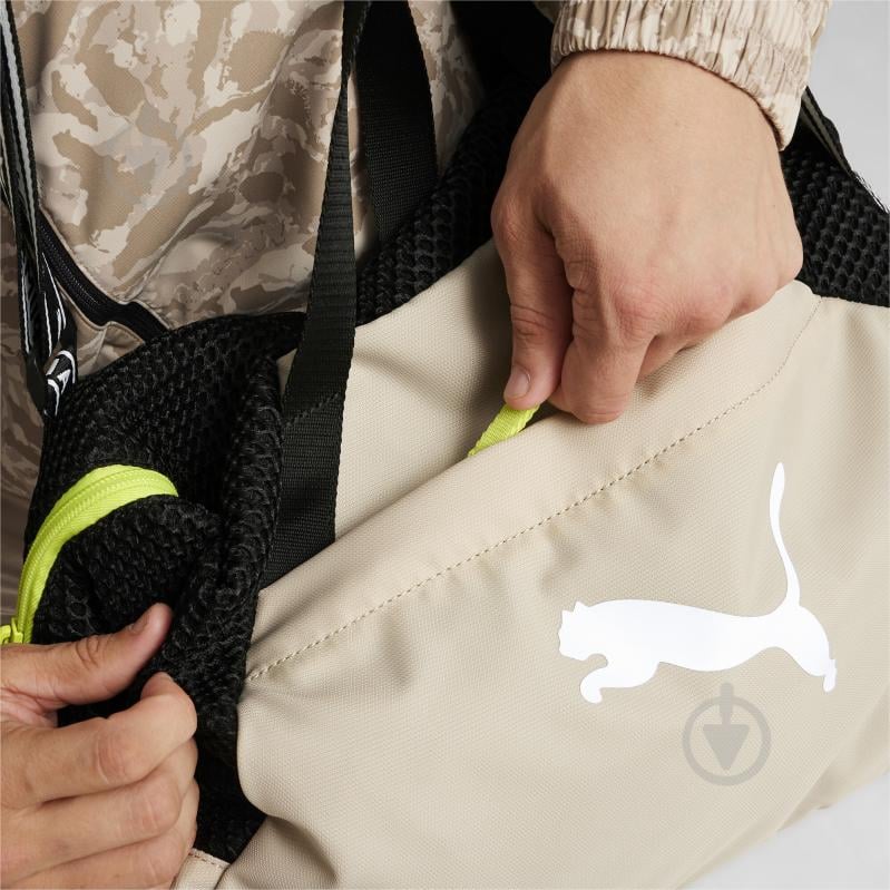 Спортивная сумка Puma AT ESS Grip Bag 09000605 бежевый - фото 4