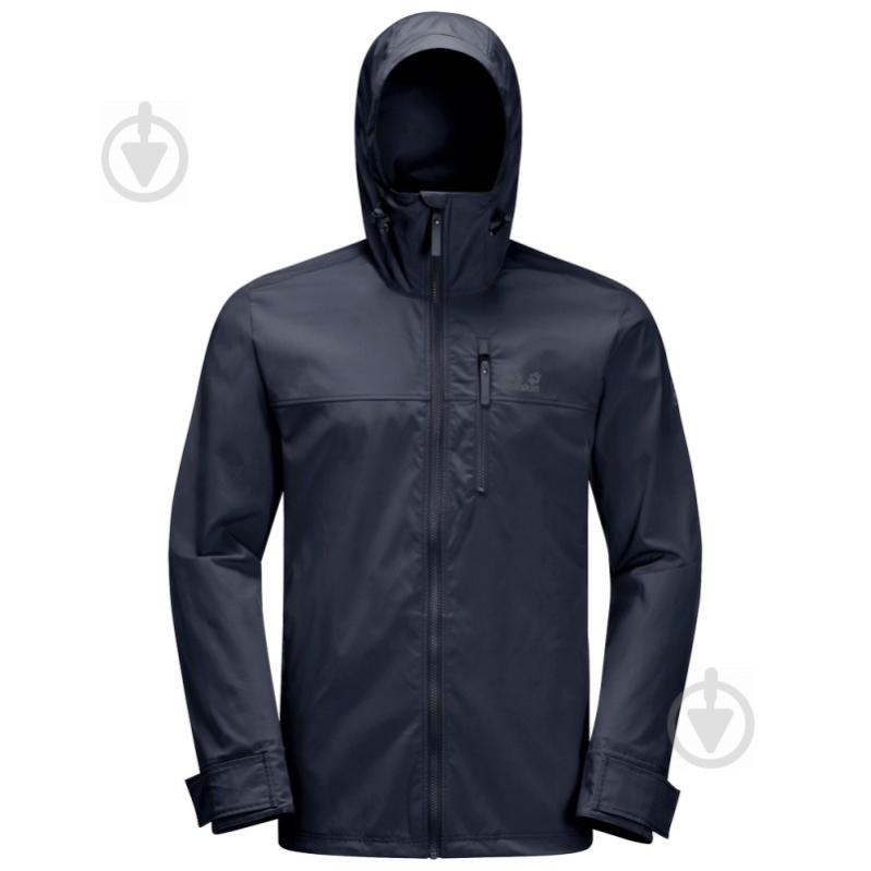 Ветровка мужская демисезонная Jack Wolfskin DESERT WIND JACKET M 1306411-1010 р.S темно-синяя - фото 1