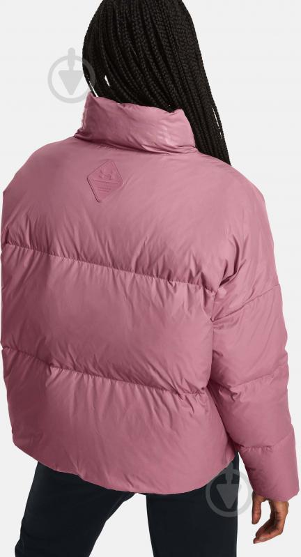 Пуховик женский Under Armour UA CGI DOWN PUFFER JKT 1378858-697 р.XS розовый - фото 3