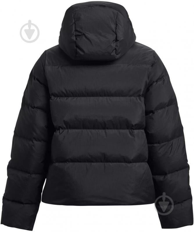 Пуховик жіночий Under Armour UA CGI DOWN CRINKLE JKT 1378861-001 р.S-M чорний - фото 1