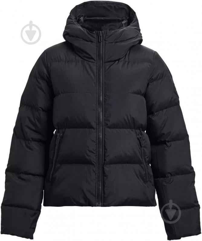 Пуховик жіночий Under Armour UA CGI DOWN CRINKLE JKT 1378861-001 р.S-M чорний - фото 2