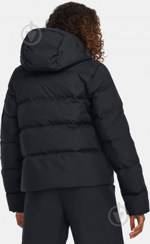 Пуховик жіночий Under Armour UA CGI DOWN CRINKLE JKT 1378861-001 р.S-M чорний - фото 3