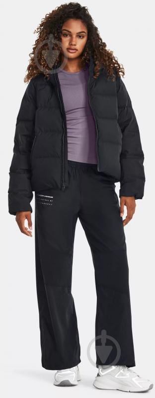 Пуховик жіночий Under Armour UA CGI DOWN CRINKLE JKT 1378861-001 р.S-M чорний - фото 5