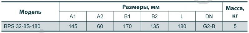 Циркуляционный насос Насосы плюс оборудование BPS 32-8S-180 - фото 3