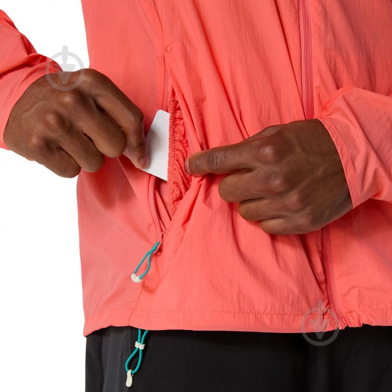 Куртка мужская Asics ROAD PACKABLE JACKET 2011D084-700 р.S оранжевая - фото 10