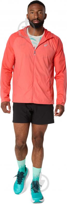 Куртка мужская Asics ROAD PACKABLE JACKET 2011D084-700 р.S оранжевая - фото 11