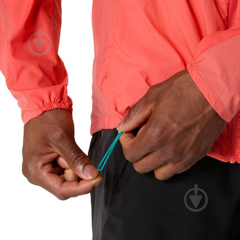 Куртка мужская Asics ROAD PACKABLE JACKET 2011D084-700 р.S оранжевая - фото 6