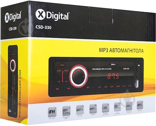 Автомагнитола X-Digital CSD-330R - фото 4