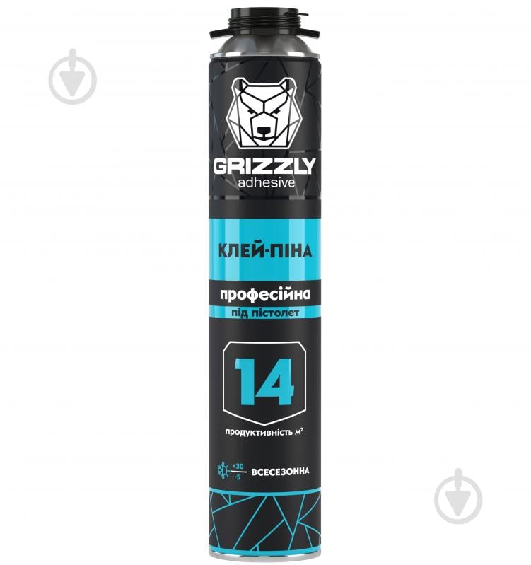 Пена-клей Grizzly профессиональная 860 мл - фото 1