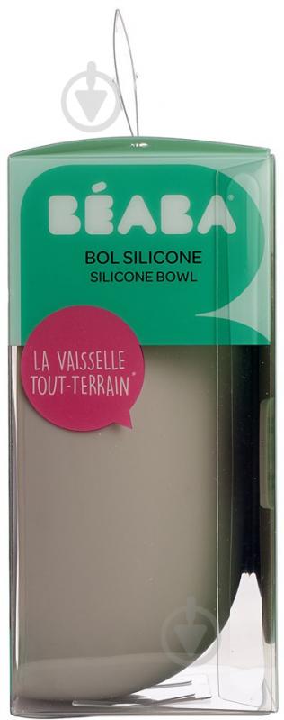 Миска Beaba силіконова на присосці 350 мл сірий (913433) - фото 6