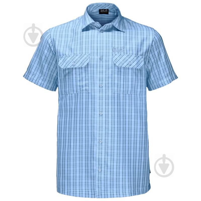 Сорочка Jack Wolfskin THOMPSON SHIRT MEN 1401042-7817 р. L блакитний - фото 1