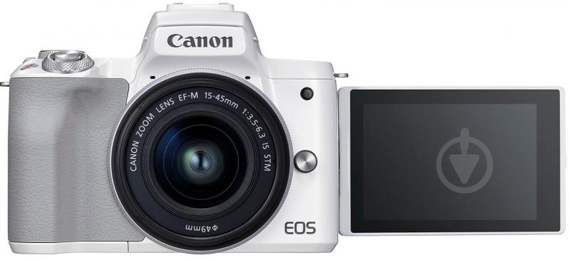 Фотокамера Canon EOS M50 Mark II + 15-45 IS STM KIT white (4729C028) - фото 4