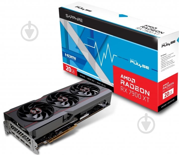 Відеокарта Sapphire AMD RX 7900 XTX Pulse 20GB GDDR6 320bit (11323-02-20G) - фото 6