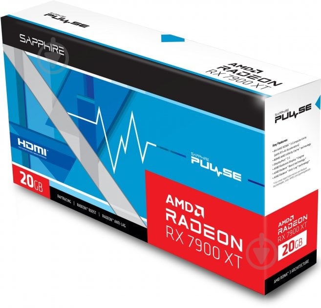 Відеокарта Sapphire AMD RX 7900 XTX Pulse 20GB GDDR6 320bit (11323-02-20G) - фото 7