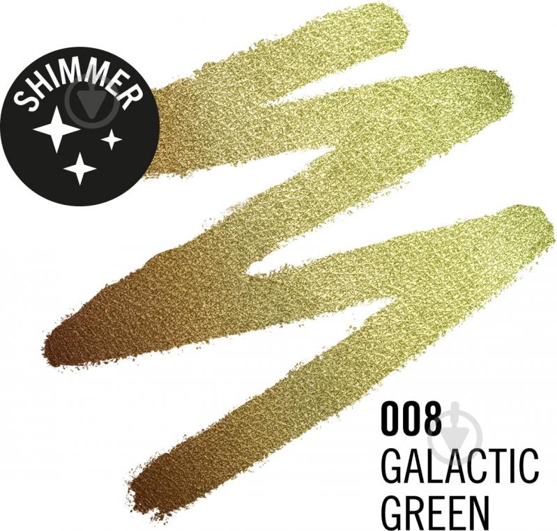 Тіні-олівець Rimmel London Wonder’Last Shadow Stick 008 Galactic Green 1,64 г - фото 2