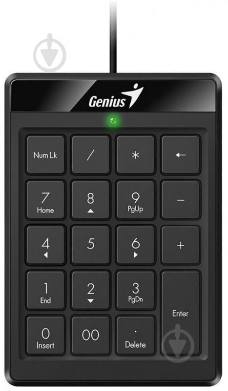 Клавіатура Genius NumPad-110 USB (31300016400) black - фото 1