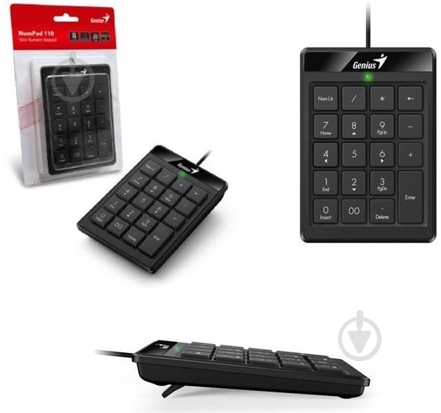 Клавіатура Genius NumPad-110 USB (31300016400) black - фото 5