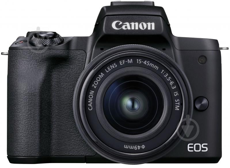 Фотокамера Canon EOS M50 Mark II + 15-45 IS STM KIT Vlogger Kit Black black (4728C050) - фото 2