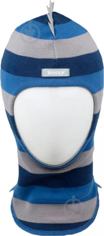 Шапка Beezy р.3 джинс/темная сталь/темно-синий - фото 3