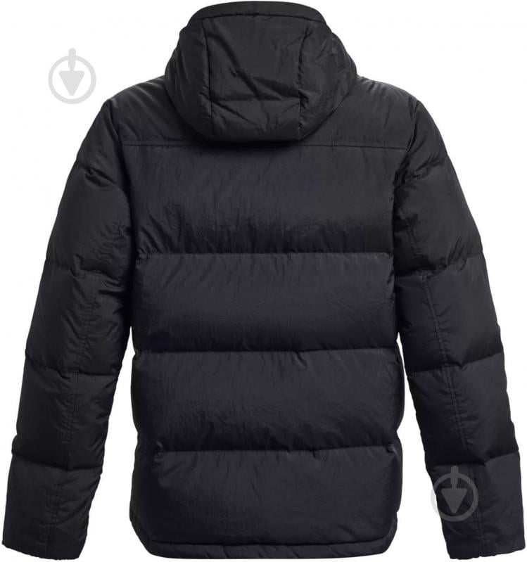 Пуховик чоловічий зимовий Under Armour UA CGI DOWN CRINKLE JKT 1378830-001 р.L чорний - фото 3