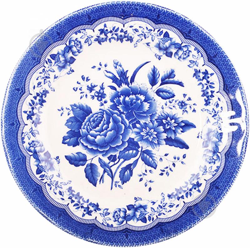 Тарелка десертная Claytan Ceramics Victoria Blue 21 см 910-070 - фото 1