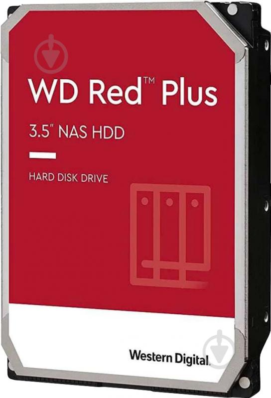 Жесткий диск Western Digital WD Red Plus 6 ТБ 3,5" SATA (WD60EFPX) red - фото 2