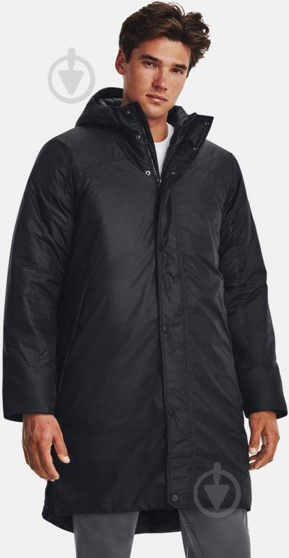 Куртка-парка мужская зимняя Under Armour UA STRM INS BENCH COAT 1380869-001 р.L черная - фото 1