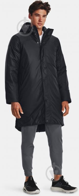 Куртка-парка мужская зимняя Under Armour UA STRM INS BENCH COAT 1380869-001 р.L черная - фото 3