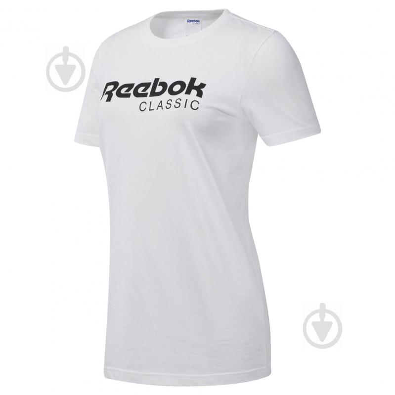 Футболка Reebok CL REEBOK TEE DT7225 р.S белый - фото 1