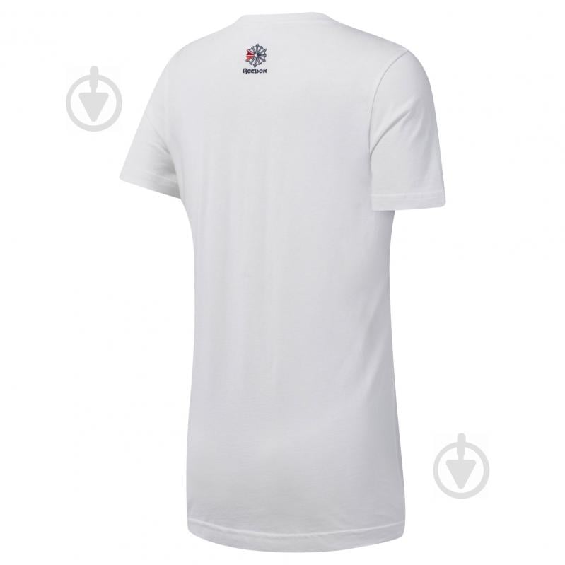 Футболка Reebok CL REEBOK TEE DT7225 р.S белый - фото 2