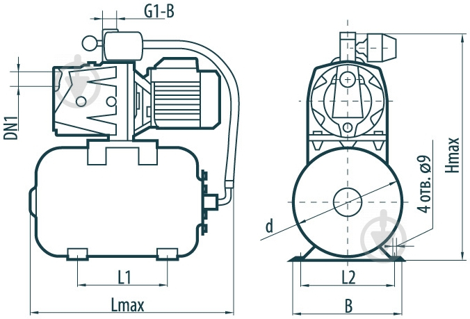 Насосная станция Sprut AUJSP 505A/50L - фото 3